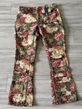 Floral Tapestry Cargo Pants - Multicolor (38/32)